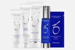 zo skin care bottles